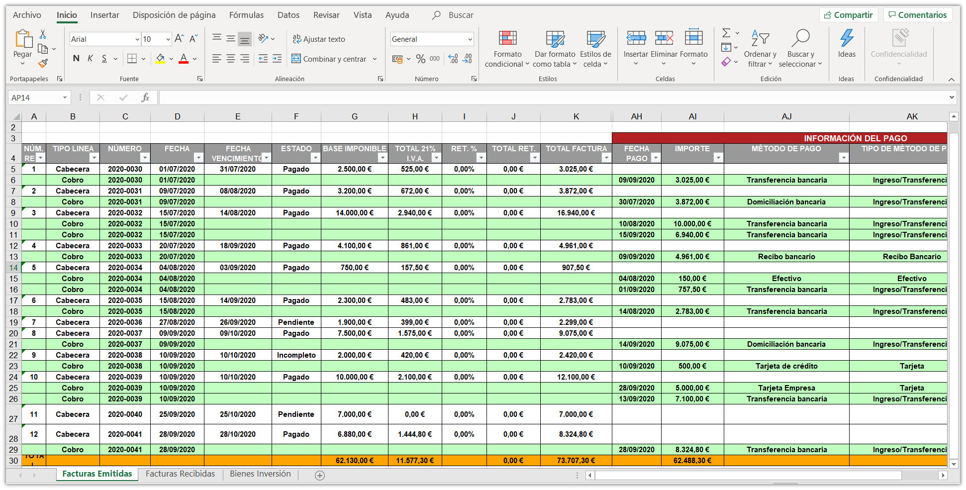 Formato Control De Pagos Mensuales En Excel Image To U